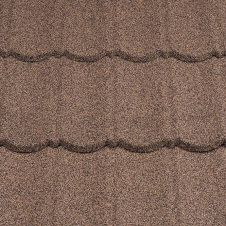 Фото - Композитна черепиця Metrotile 1330x410 мм coffee Композитна черепиця Metrotile 1330x410 мм coffee