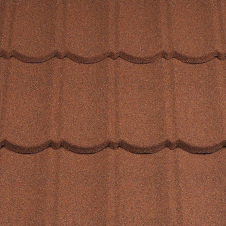 Композитная черепица Metrotile 1330x410 мм scarlet