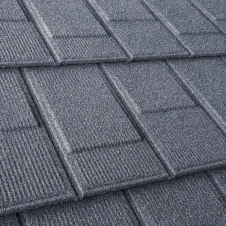 Фото - Композитная черепица Metrotile iShingle 1340х430 мм Charcoal Композитная черепица Metrotile iShingle 1340х430 мм Charcoal
