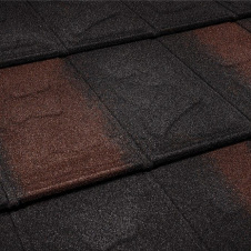 Композитная черепица Metrotile iSlate 1340х430 мм Black-Brown
