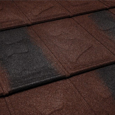 Фото - Композитная черепица Metrotile iSlate 1340х430 мм Brown-Black Композитная черепица Metrotile iSlate 1340х430 мм Brown-Black
