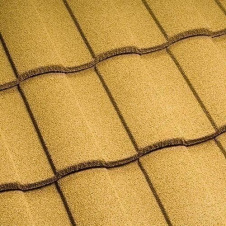 Композитная черепица Metrotile Roman 1280x410 мм ocher