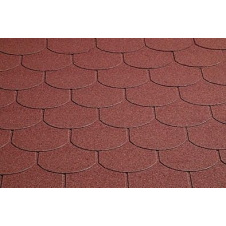 Фото - Бітумна черепиця Isola Biber 1000х333 мм Brick red Бітумна черепиця Isola Biber 1000х333 мм Brick red
