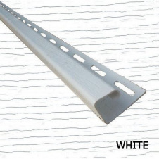 Фото - Планка боковая J 1/2 Royal Europa white 3810 мм Планка боковая J 1/2 Royal Europa white 3810 мм