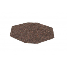 Заглушка конька треугольного QueenTile 170х140 мм brown