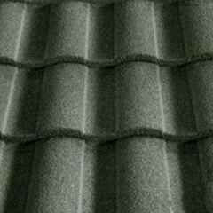 Композитная черепица Metrotile Roman 1280x410 мм Mossgreen Косов