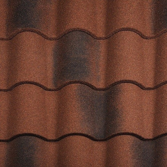 Композитная черепица Metrotile Romana 1165x415 мм Victorian Red Энергодар