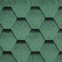 Гибкая черепица Katepal Katrilli 1000х317 мм Зелень моховая Красноград