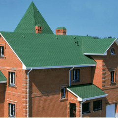 Гибкая черепица Katepal Katrilli 1000х317 мм Зелень моховая Красноград