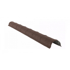 Планка гребеня круглого QueenTile 1,98 м brown Ворожба