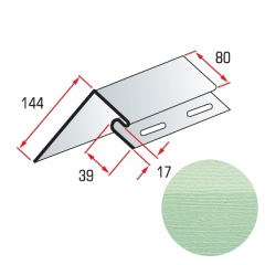 Околооконная планка Альта-Профиль KANADA Плюс Престиж 3050 мм фисташковый Боярка