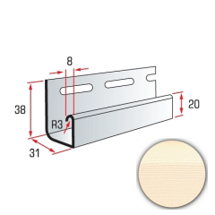 Планка J-trim Альта-Профиль Alta-Siding 3660 мм розовый Володарск-Волынский