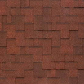 Бітумно-полімерна черепиця Tegola Nobil Tile Акцент 1000х337 мм темно-червоний