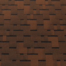 Фото - Битумная черепица Tegola Top Shingle Futuro 3 м2 коричневый Битумная черепица Tegola Top Shingle Futuro 3 м2 коричневый