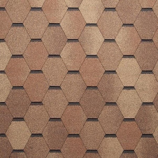 Битумная черепица Tegola Super Mosaic 1000х337 мм кедр