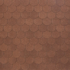 Битумно-полимерная черепица Tegola Nobil Tile Верона 1000х340 мм коричневый