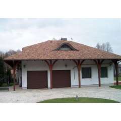 Бітумна черепиця Tegola Преміум Майстер 1000х337 мм дерево Красноград