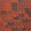 Бітумно-полімерна черепиця Tegola Nobil Tile Верона 1000х340 мм червоний з відливом Київ