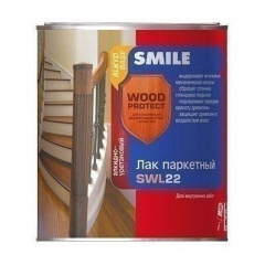 Лак паркетный SMILE SWL-22 полуматовый 0,75 л Луцк