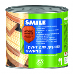 Грунт SMILE SWP-10 WOOD PROTECT для дерева антисептирующий 0,75 л Луцк