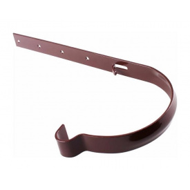 Держак ринви малий металевий Profil 130 мм червоний