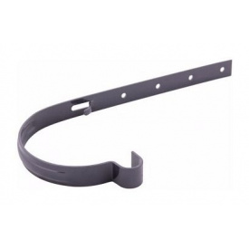 Держатель желоба малый металлический Profil 90 мм графитовый