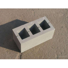 Шлакоблок стеновой 390х190х190 мм