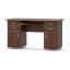 Письменный стол Мебель-Сервис 2-тумбовый МДФ 695х1385х635 мм орех Херсон