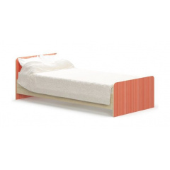 Детская кровать Мебель-Сервис Симба 900 950х670х2032 мм береза/красный Запорожье