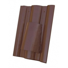 Вентиляційна черепиця ONDO MARRÓN 330х420 мм коричневий Гайсин