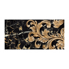 Декор для плитки Golden Tile Saint Laurent №1 300х600 мм черный Николаев