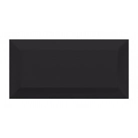 Керамическая плитка Golden Tile Metrotiles 100х200 мм черный