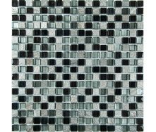 Мозаика мрамор стекло VIVACER 1,5х1,5 DAF23, 30х30 cм