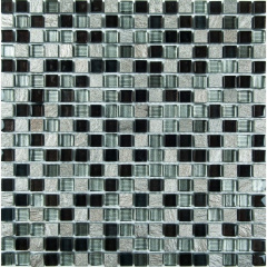 Мозаика мрамор стекло VIVACER 1,5х1,5 DAF23, 30х30 cм Кременец