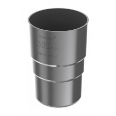 Муфта труби Bryza 125 90,2х145х84,5 мм графіт