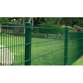 Секционный забор 1,5 м с полимерным покрытием зеленый