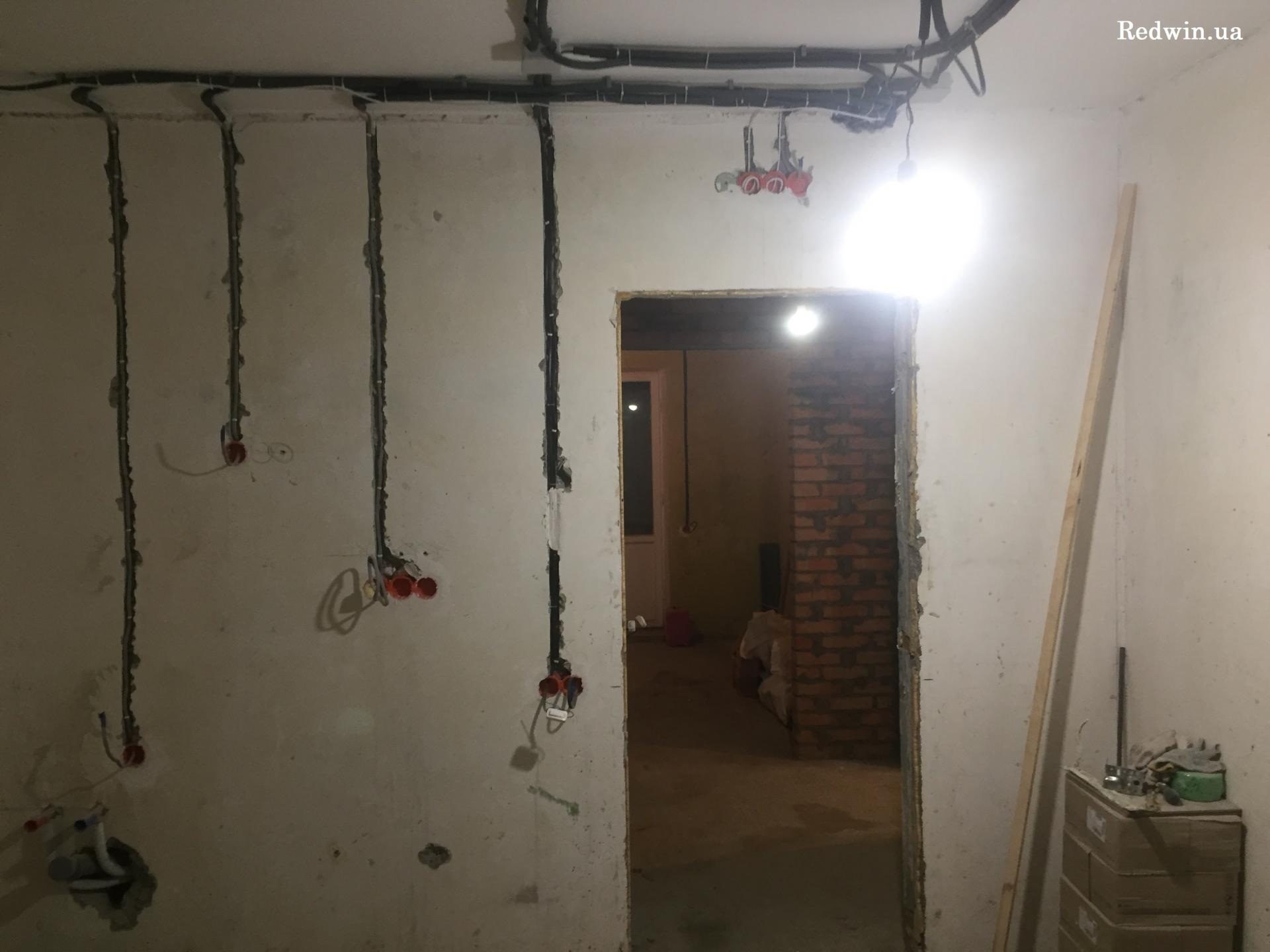 Проведение эл.проводки в квартире от Редвин Груп