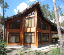 Деревянные окна из дуба.