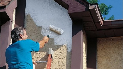 Покраска фасада дома своими руками