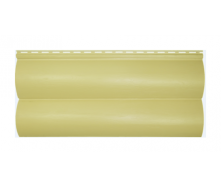 Сайдинг виниловый Альта-Профиль BlockHouse Slim двухпереломный 3660х230x11 мм лимонный