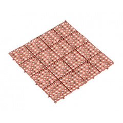 Газонная решетка Альта-Профиль универсальная 10,5 мм 333х333 мм коричневый Калуш