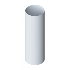 Труба водостічна Альта-Профіль Стандарт 74 мм 3 м білий Вінниця