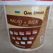Масло-віск Oak House 1 л білий