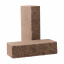 Кирпич облицовочный рваный камень Скала 250х100х65 мм коричневый Чернигов