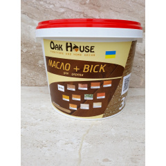 Масло-віск Oak House 3 л білий Київ