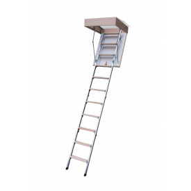 Чердачная лестница Bukwood Compact Metal Mini 80х60 см