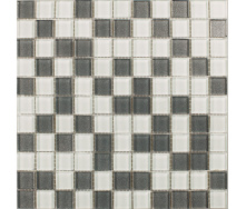 Скляна мозаїка Керамік Полісся Silver White Grey 300х300х6 мм