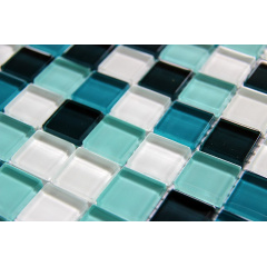 Стеклянная мозаика Керамик Полесье Crystal Blue Lagoon 300х300х6 мм Киев