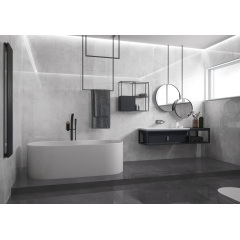 Керамогранитная напольная плитка Cerrad Concrete Antracyt 1597x797x8 мм Киев