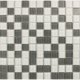 Скляна мозаїка Керамік Полісся Silver White Grey 300х300х6 мм